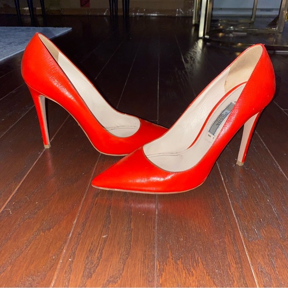 Prada Saffiano Leather Pumps - Picture 7 of 10